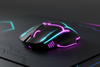 Make me a MOUSE, make it stylish with glow-in-the-dark lighting, a beautiful gaming style.