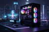 Make me a nice gaming PC image with dimensions of 2995x2600